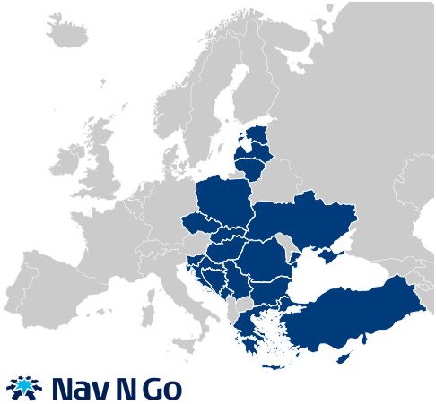 térkép kelet európa Hat új kelet európai térkép a Nav N Go tól   PC World térkép kelet európa