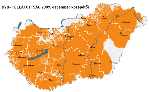 dvb-t lefedettség 2009 december